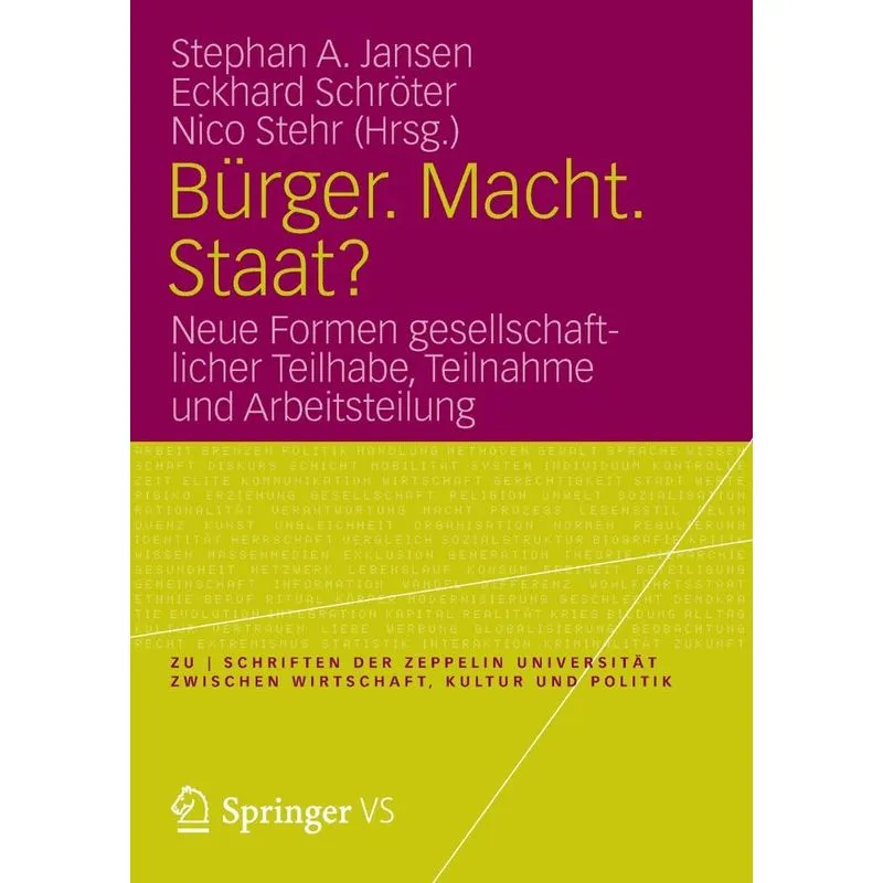 Bürger. Macht. Staat?