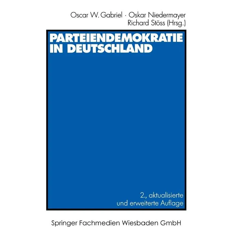 Parteiendemokratie in Deutschland