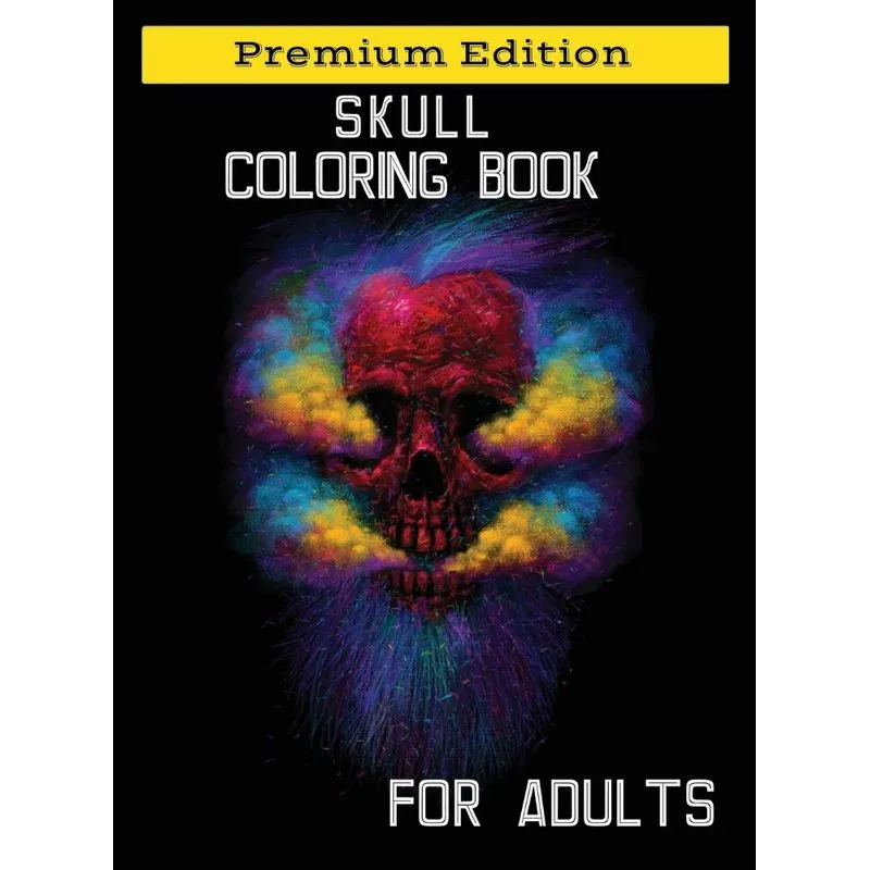 Skull Coloring Book for Adults