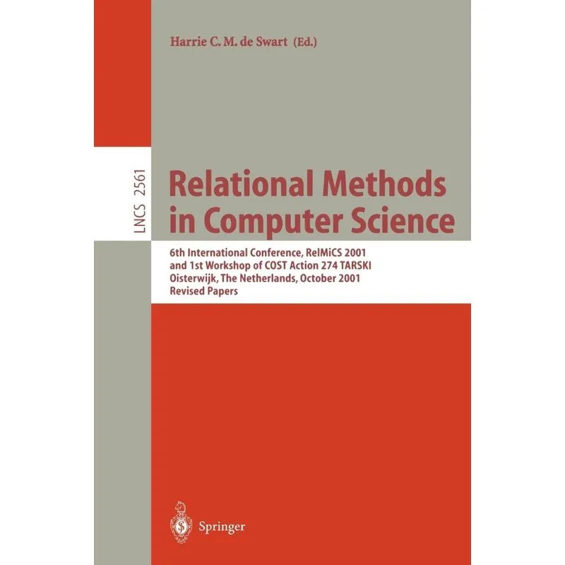 Relational Methods in Computer Science