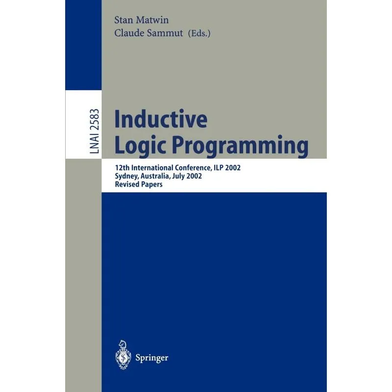 Inductive Logic Programming