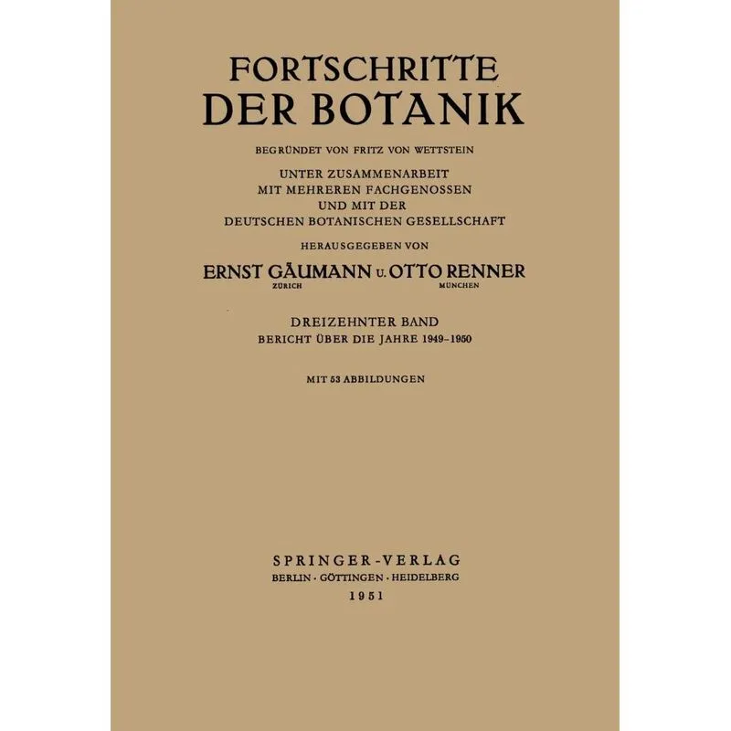 Bericht über die Jahre 1949-1950