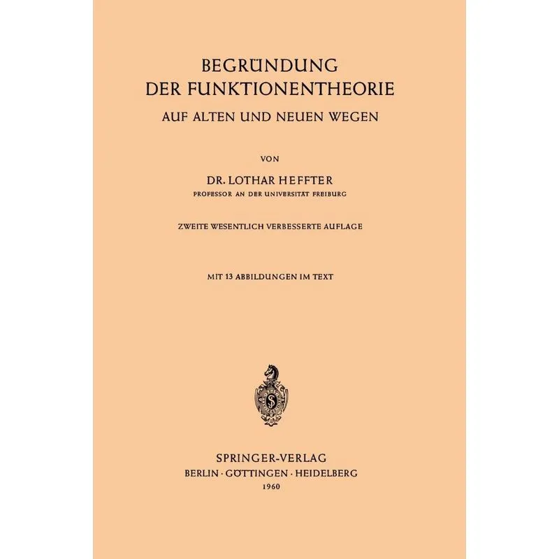 Begründung der Funktionentheorie