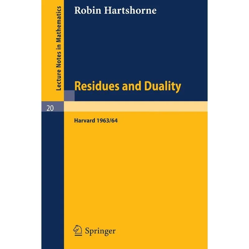 Residues And Duality