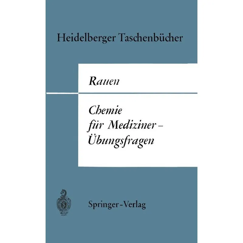 Chemie Fur Mediziner Ubungsfragen