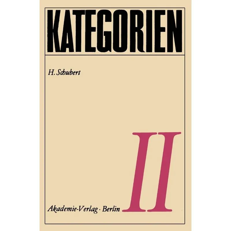 Kategorien II