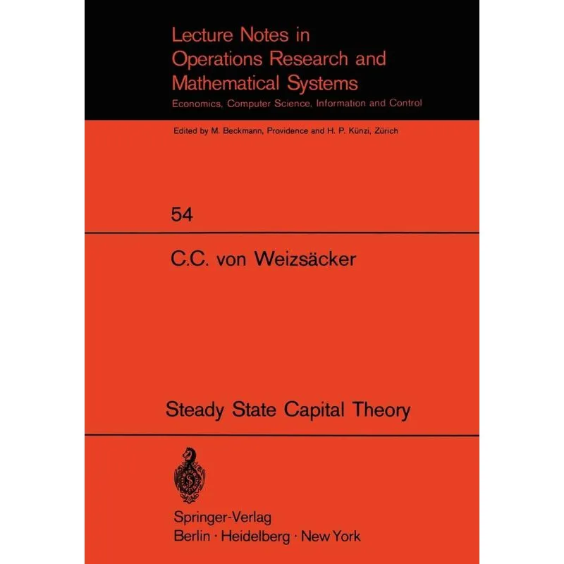 Steady State Capital Theory