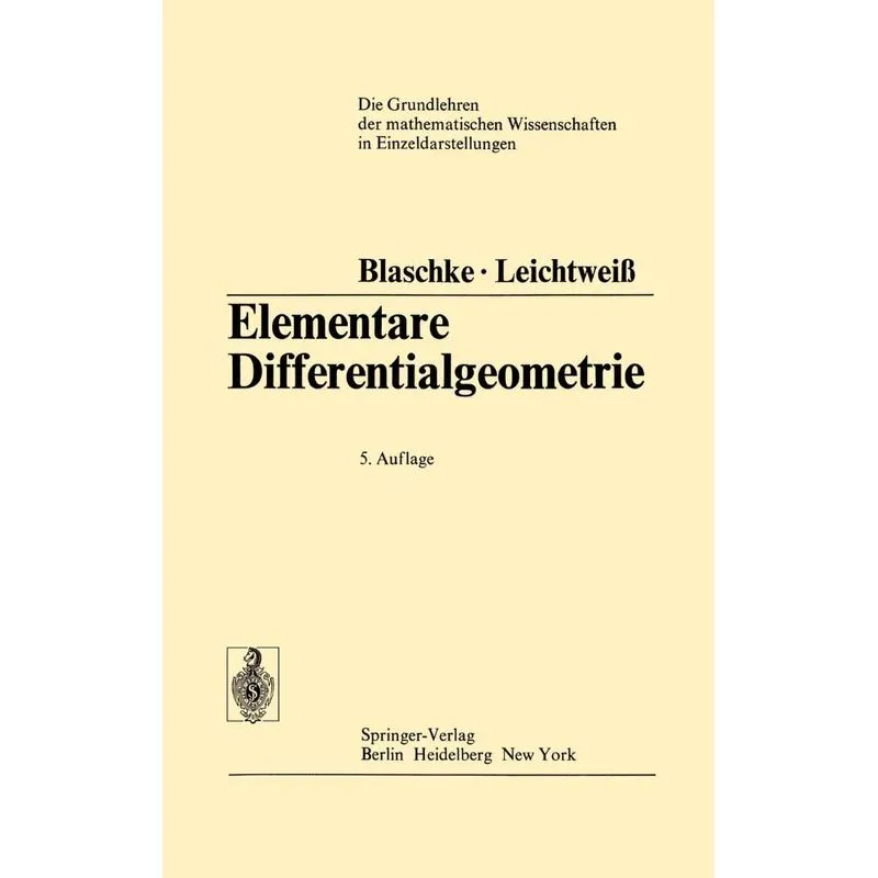 Elementare Differentialgeometrie
