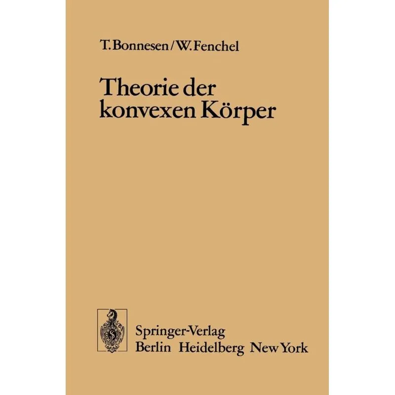 Theorie der konvexen Körper