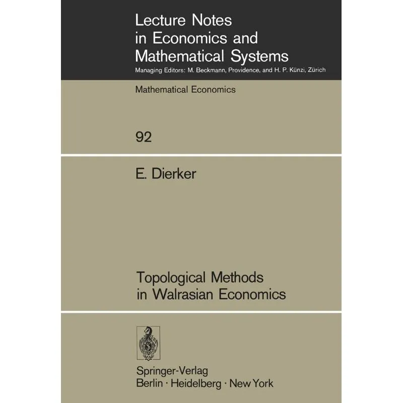 Topological Methods in Walrasian Economics