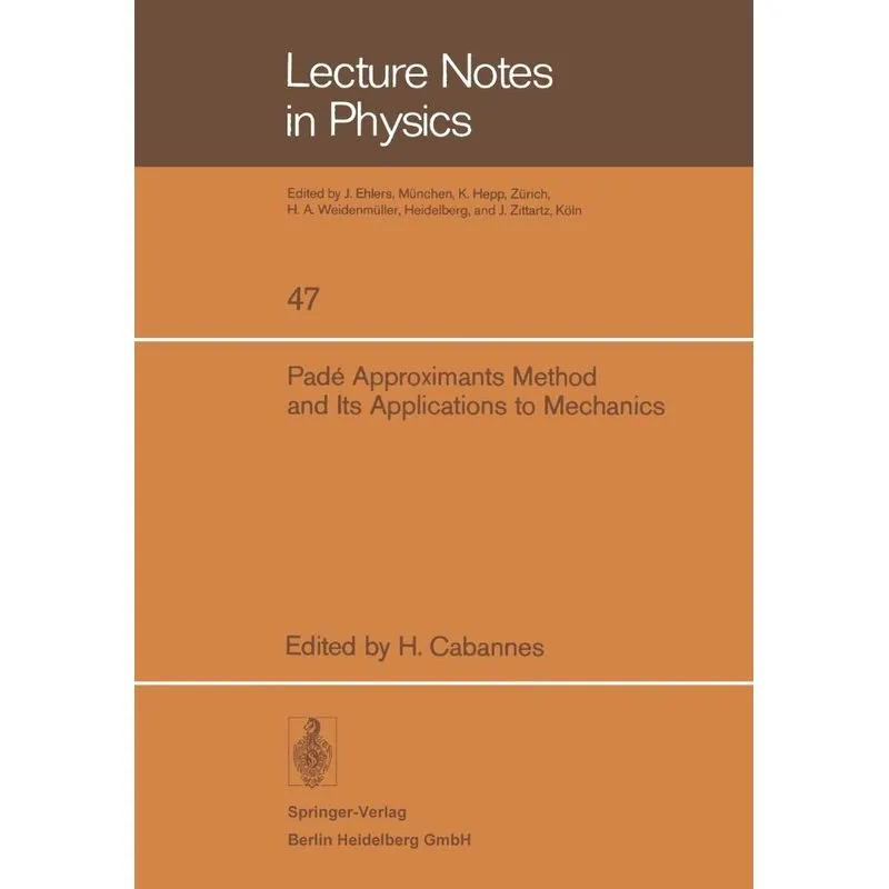Pade Approximants Method and Its Applications to Mechanics