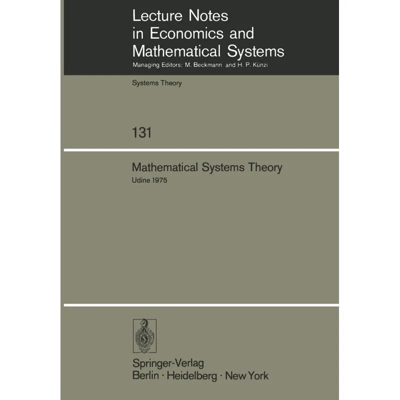 Mathematical Systems Theory