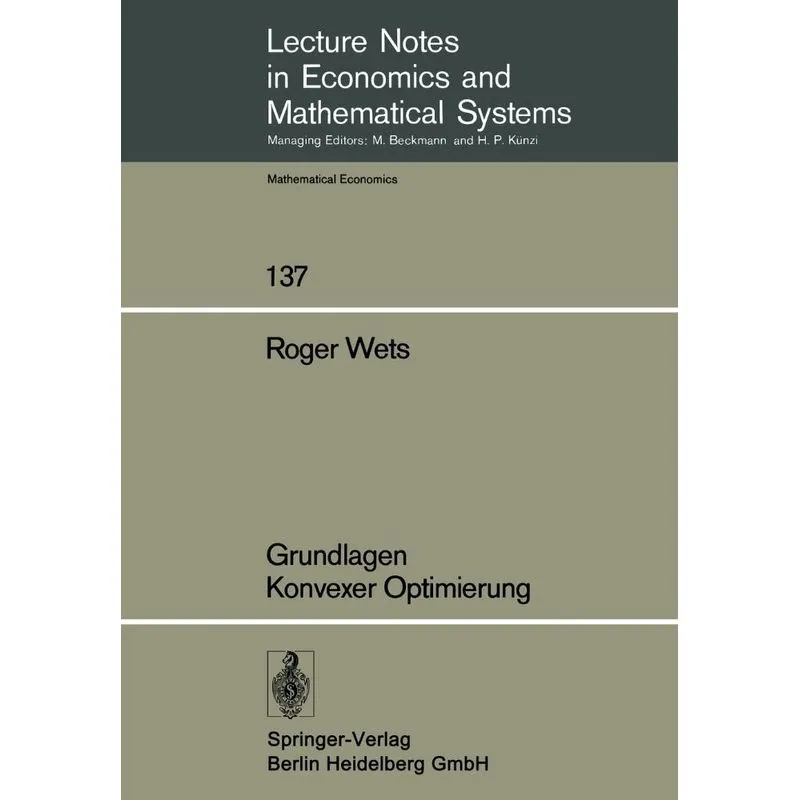 Grundlagen Konvexer Optimierung