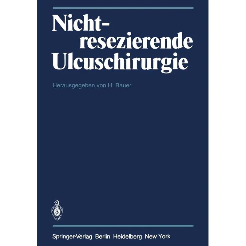 Nichtresezierende Ulcuschirurgie