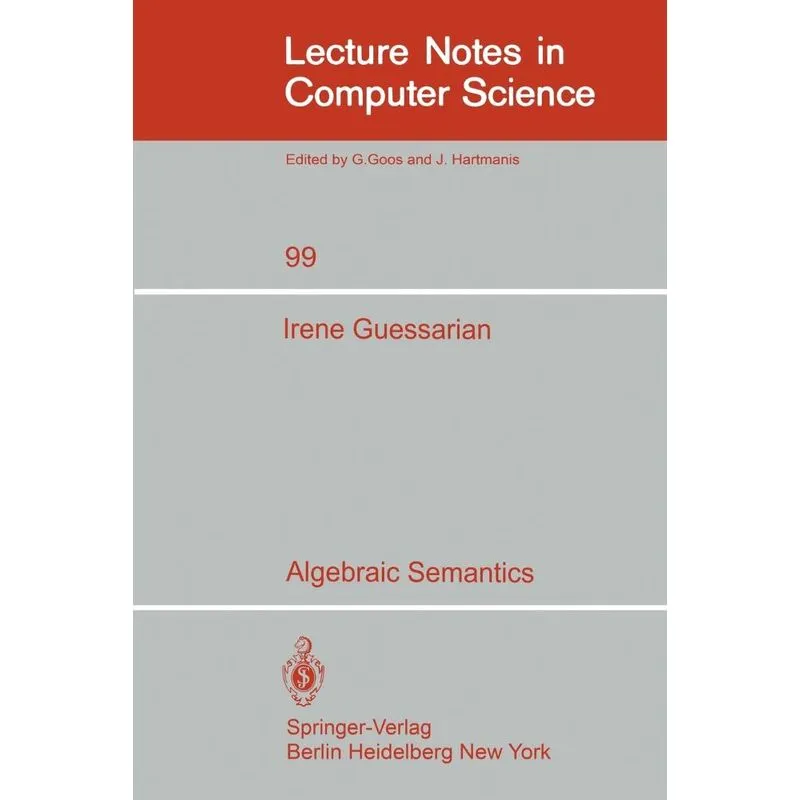 Algebraic Semantics