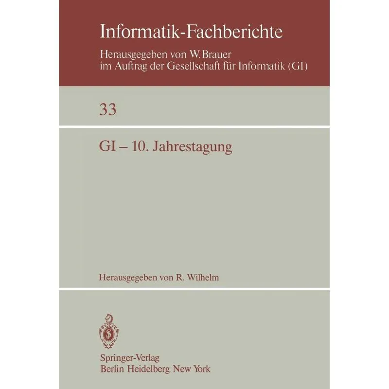 GI - 10. Jahrestagung