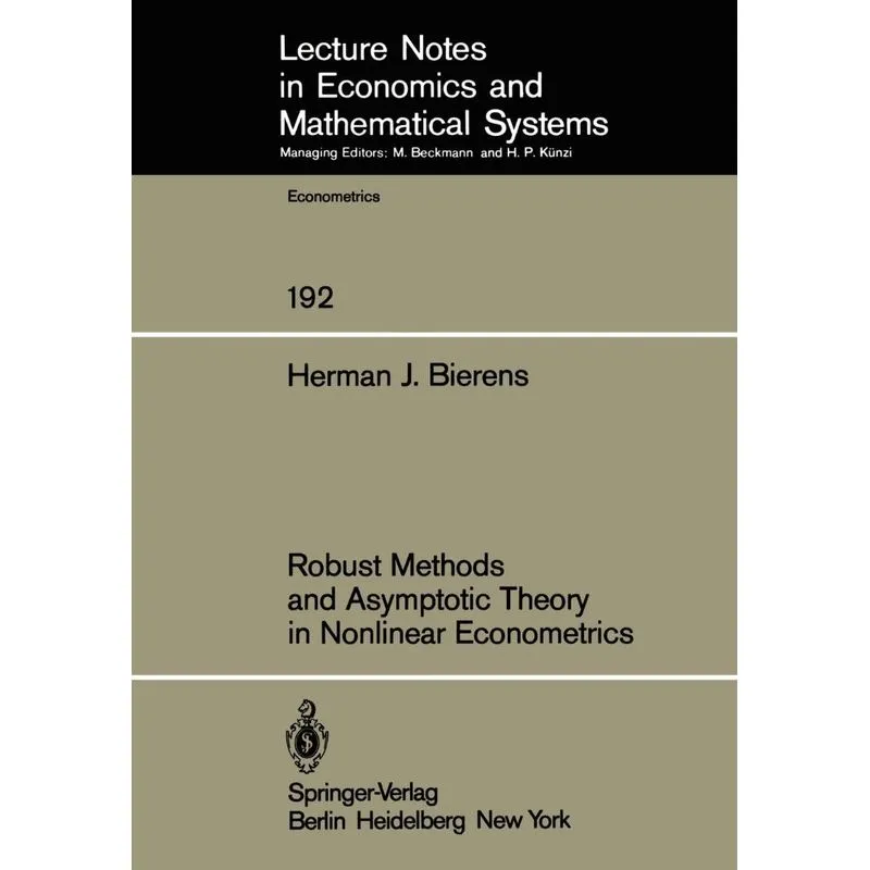Robust Methods and Asymptotic Theory in Nonlinear Econometrics