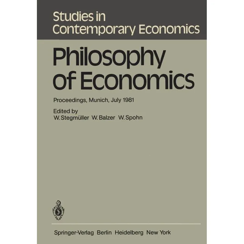 Philosophy of Economics