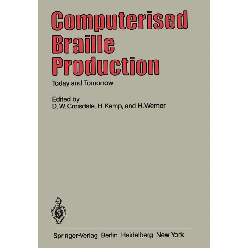 Computerised Braille Production