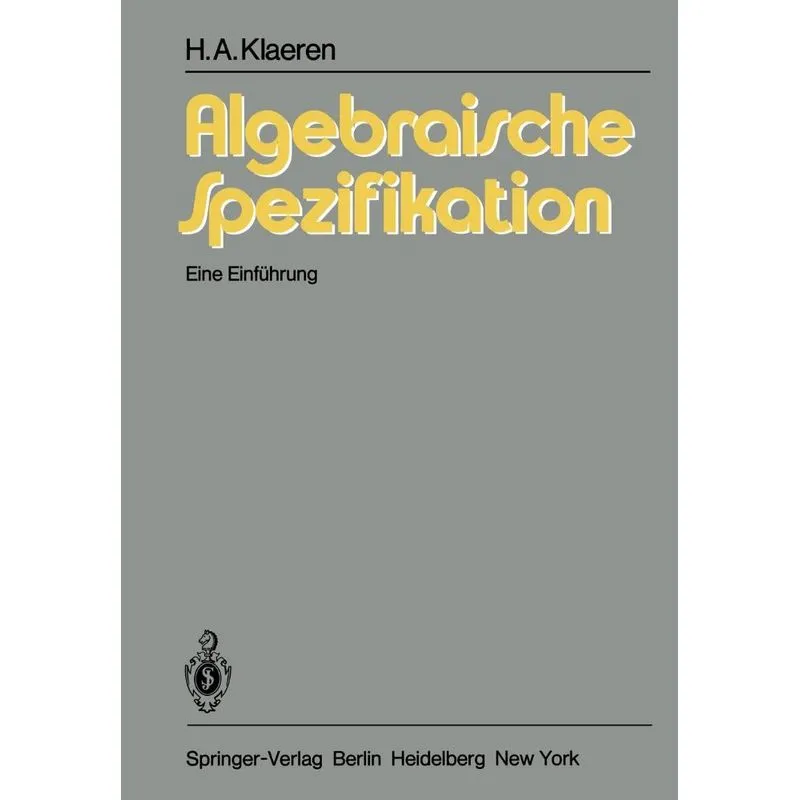 Algebraische Spezifikation