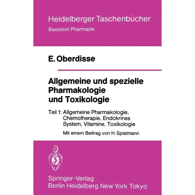 Allgemeine und spezielle Pharmakologie und Toxikologie