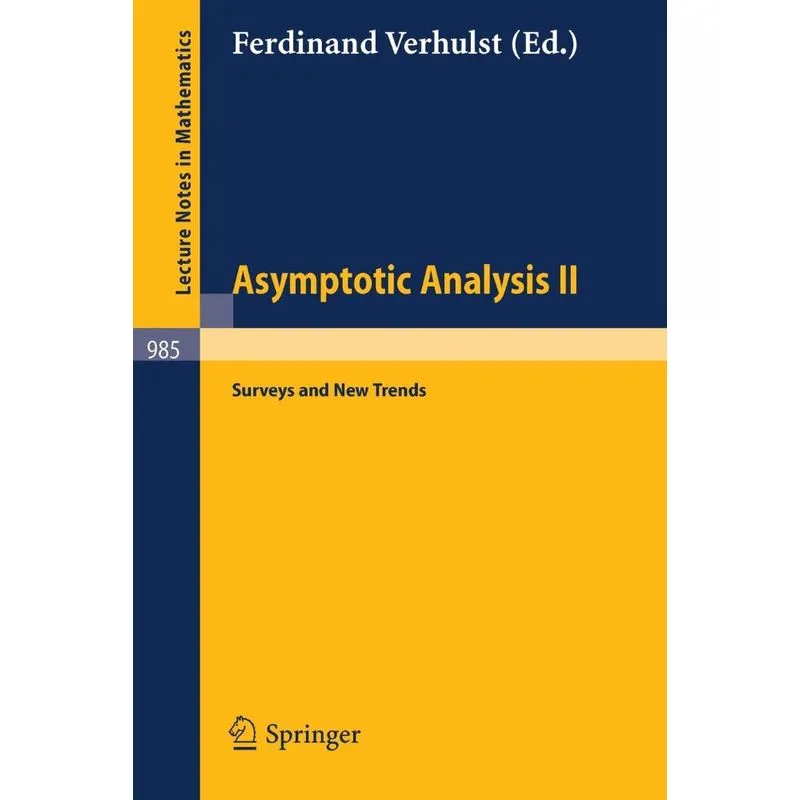 Asymptotic Analysis II