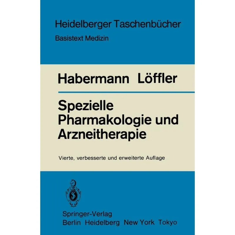 Spezielle Pharmakologie und Arzneitherapie