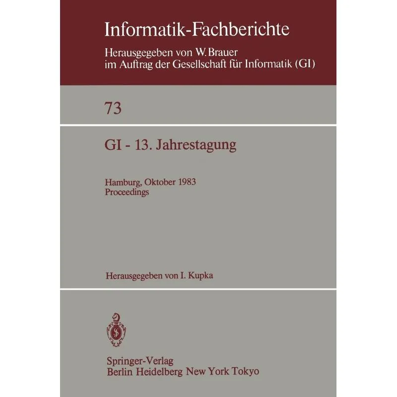 GI - 13. Jahrestagung