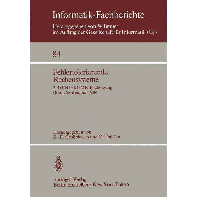 Fehlertolerierende Rechensysteme