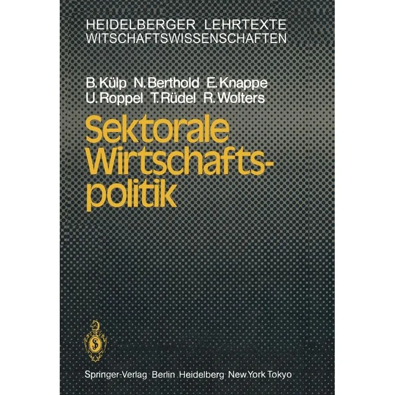 Sektorale Wirtschaftspolitik
