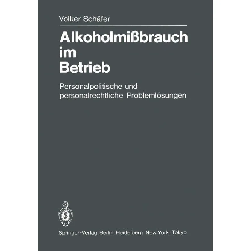 Alkoholmißbrauch im Betrieb