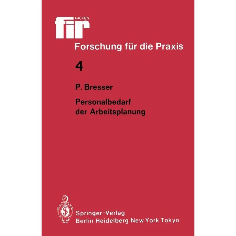 Personalbedarf Der Arbeitsplanung