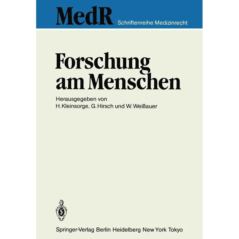 Forschung am Menschen