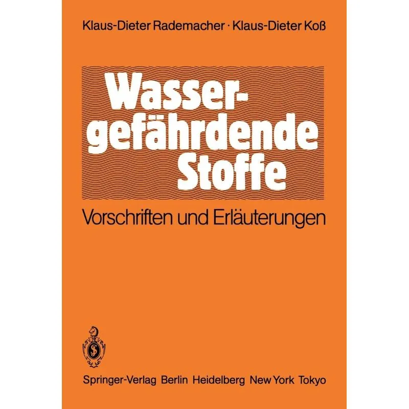 Wassergefährdende Stoffe