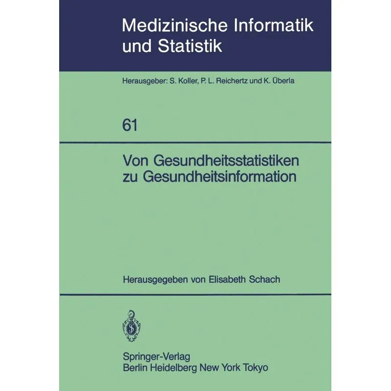 Von Gesundheitsstatistiken zu Gesundheitsinformation