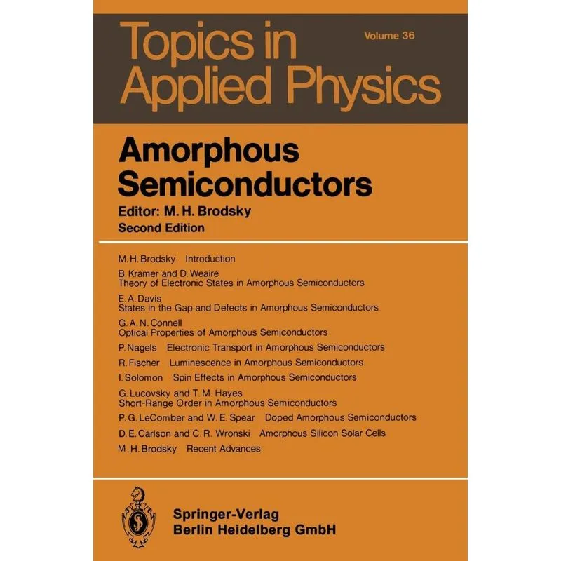 Amorphous Semiconductors