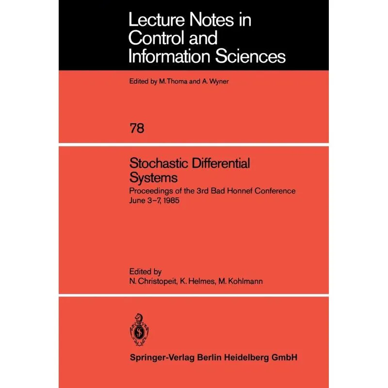 Stochastic Differential Systems