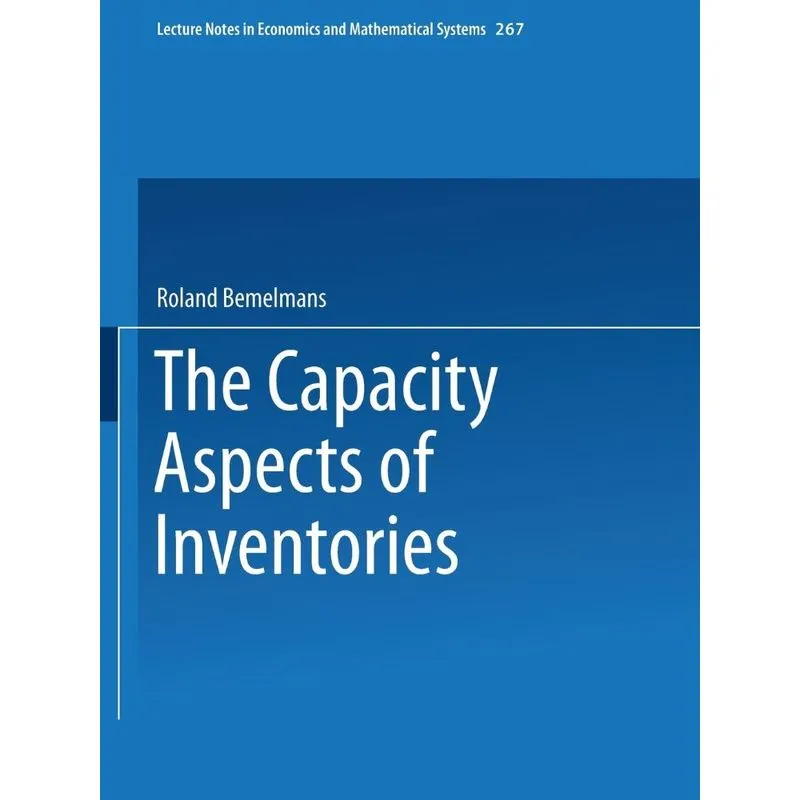 The Capacity Aspect of Inventories
