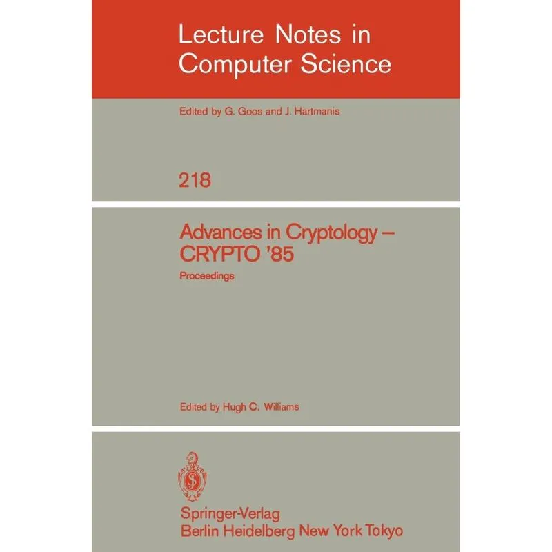 Advances in Cryptology