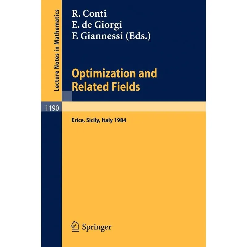 Optimization and Related Fields