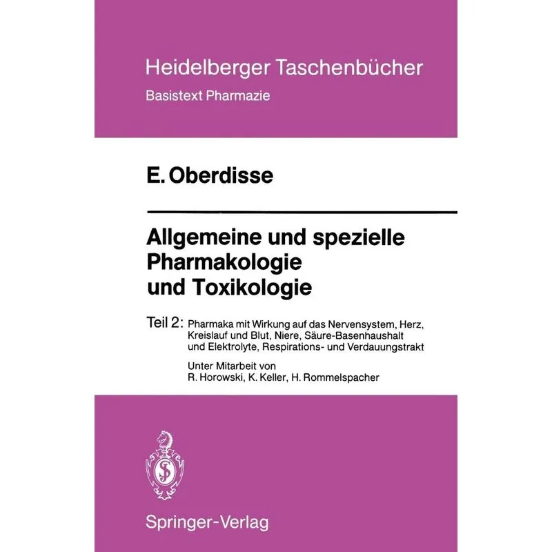 Allgemeine und spezielle Pharmakologie und Toxikologie