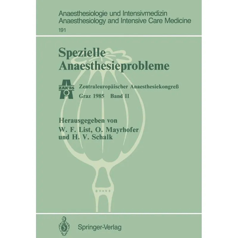 Spezielle Anaesthesieprobleme