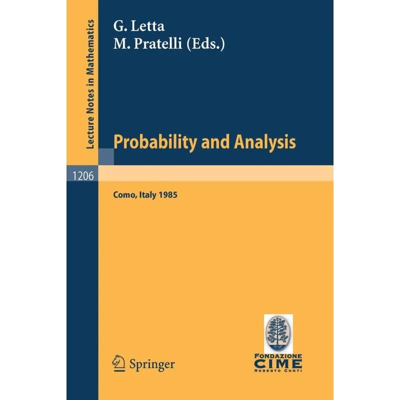 Probability and Analysis