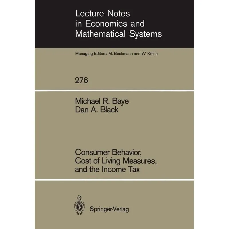 Consumer Behavior, Cost of Living Measures, and the Income