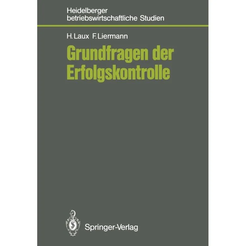 Grundfragen der Erfolgskontrolle