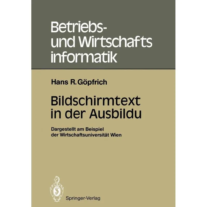Bildschirmtext in der Ausbildung