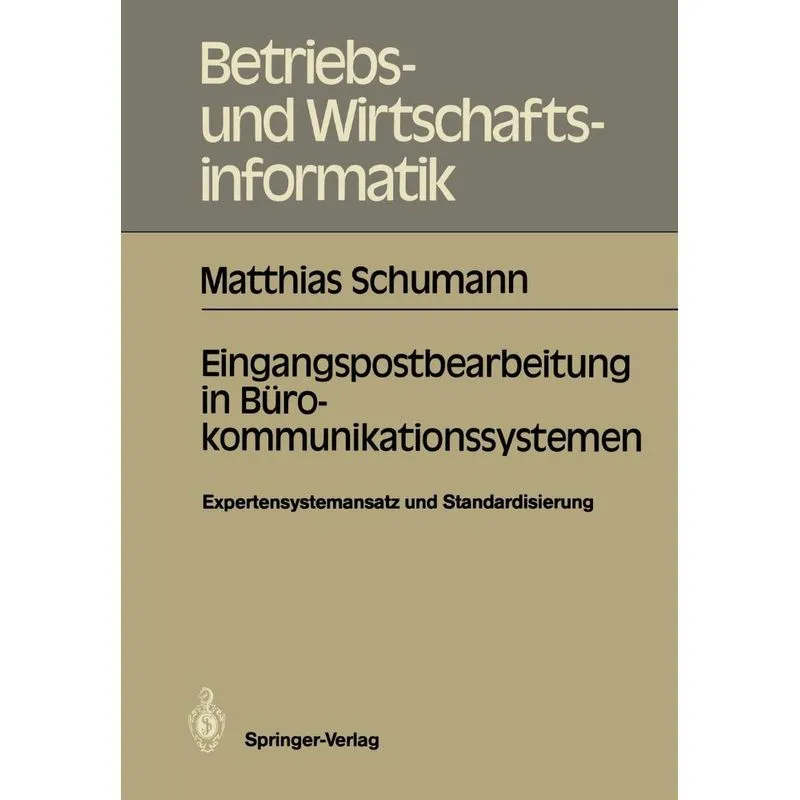 Eingangspostbearbeitung in Bürokommunikationssystemen