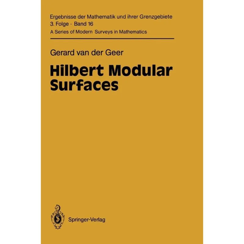 Hilbert Modular Surfaces