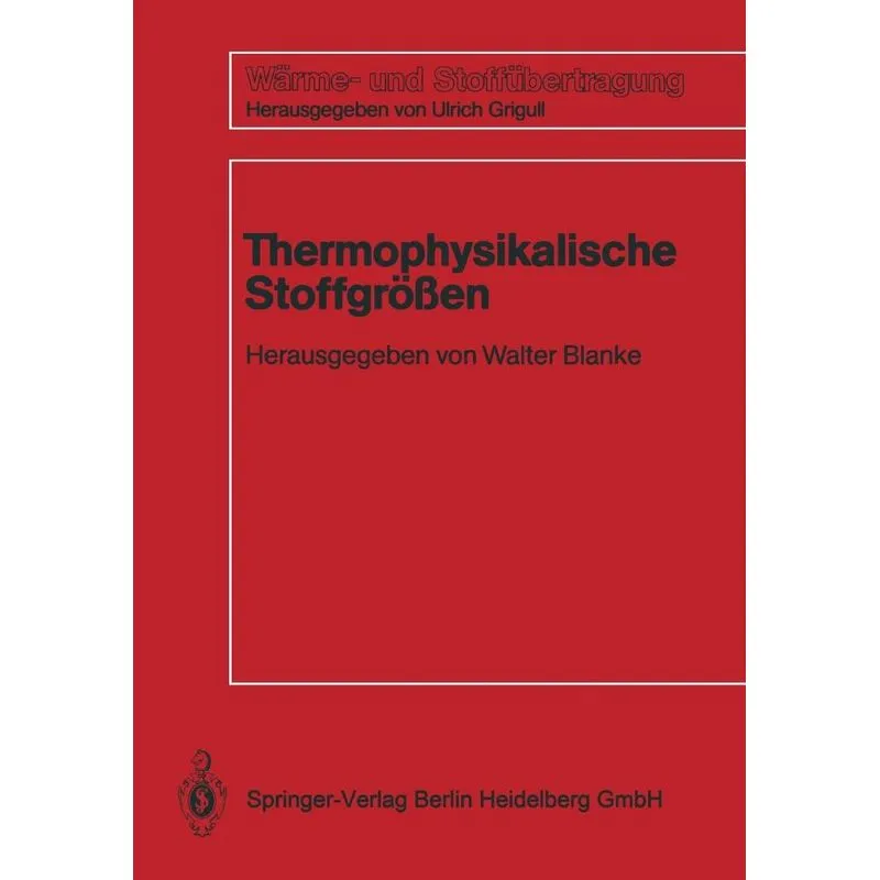 Thermophysikalische Stoffgrößen