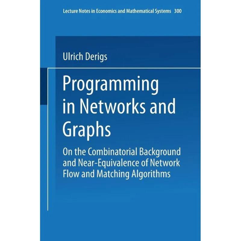 Programming in Networks and Graphs